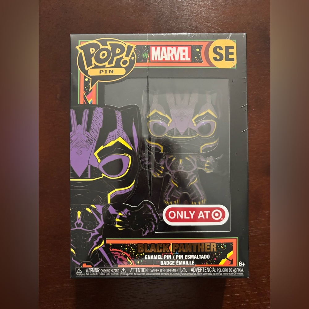 FUNKO POP PIN MARVEL BLACK PANTHER TARGET EXCLUSIVE NEW IN BOX